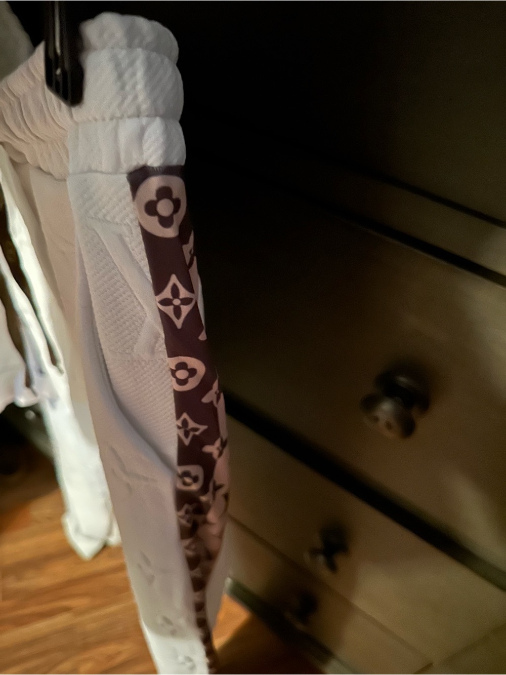 White Monogram Track Jacket & Joggers Set - Picture 7 of 10